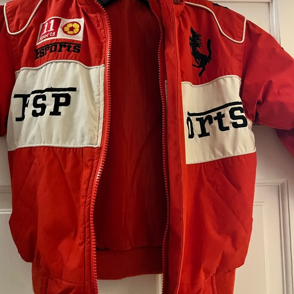 Ferrari Red and White Racing Jacket - Picture 5 of 6